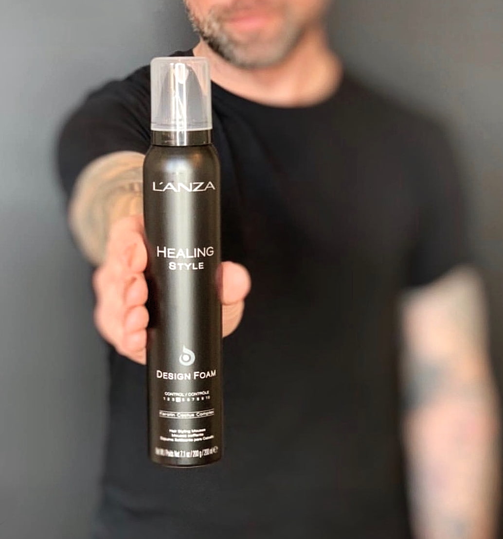 Мус для укладки волосся LʼANZA Healing Style Design Foam, 200 ml - 3